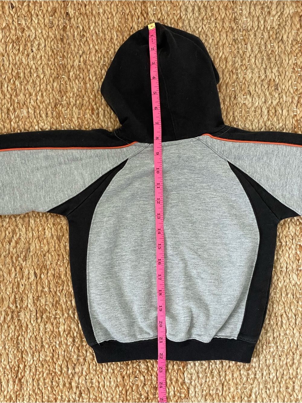 Reebok Cincinnati Bengals NFL Hoodie Gray Black Kids Size Small - Picture 4 of 8